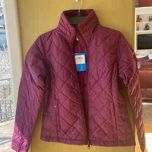 NWT COLUMBIA SNOWMELT VALLEY II WATER RESISTANT BURGUNDY COLOR JACKET